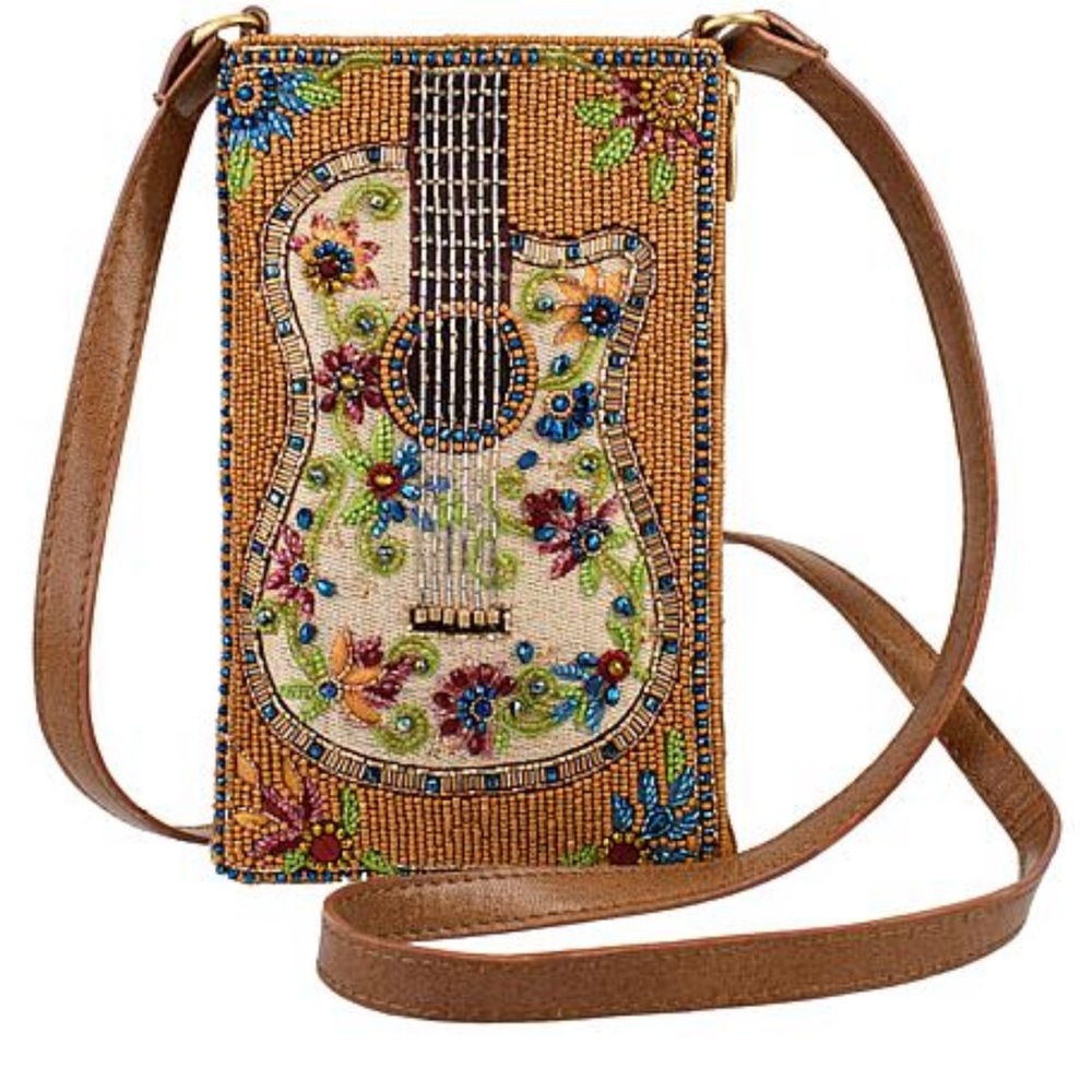 Mary Frances Guitar Beaded bag New In Plastic!